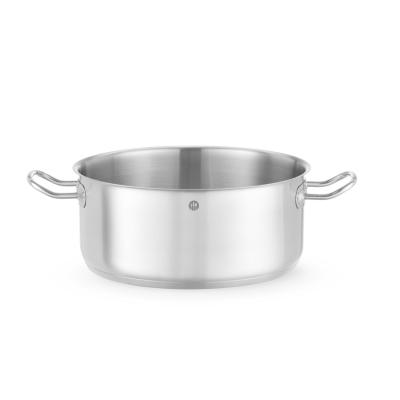 Nízká nádoba na dušení - bez víka, HENDI, Kitchen Line, 7,3L, ⌀280x(H)120mm | 837672